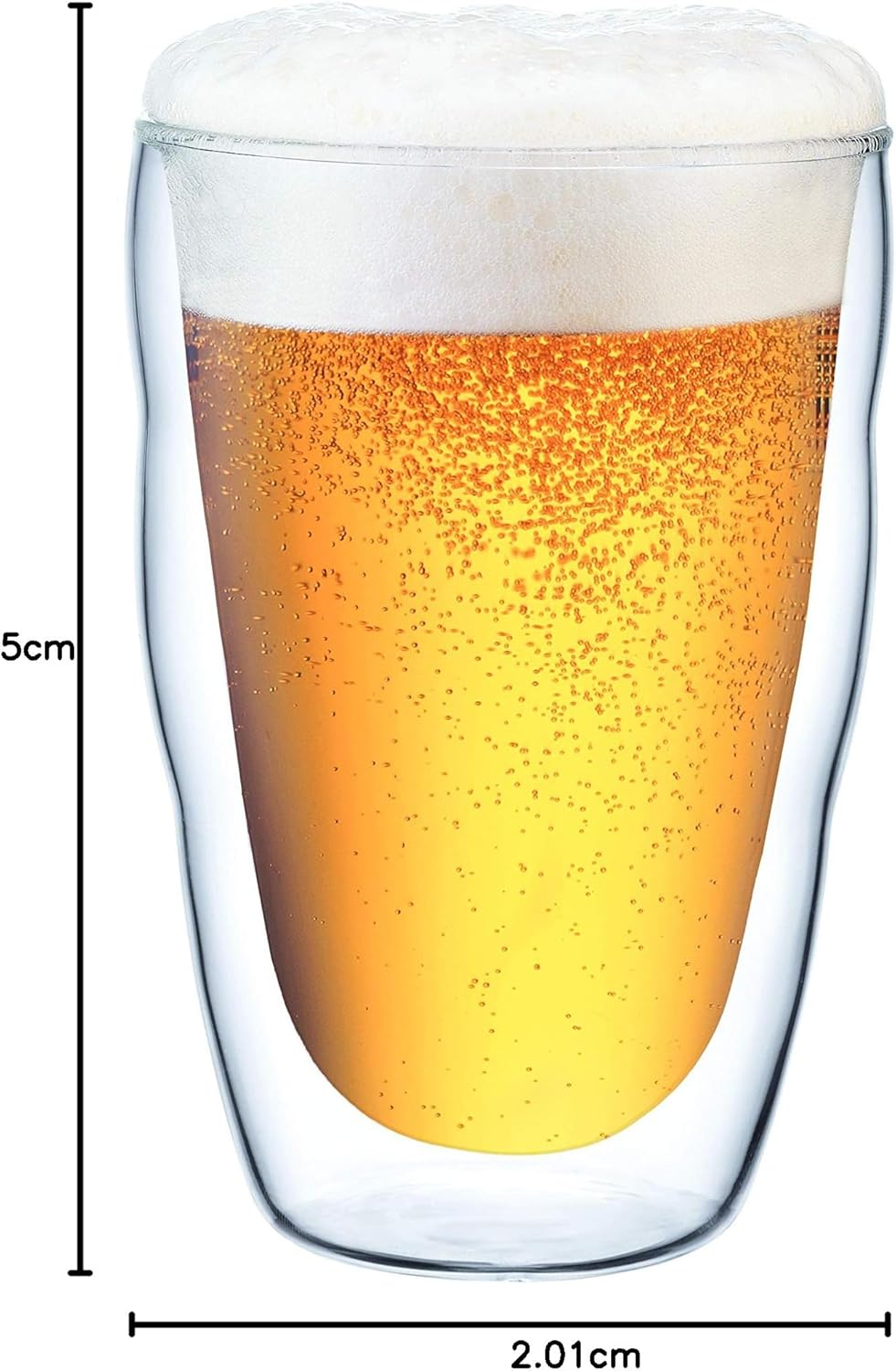 BODUM Double Wall Glass, Pilatus 2 Pcs, 350Ml, 10485-10, Transparent, Medium image number 3