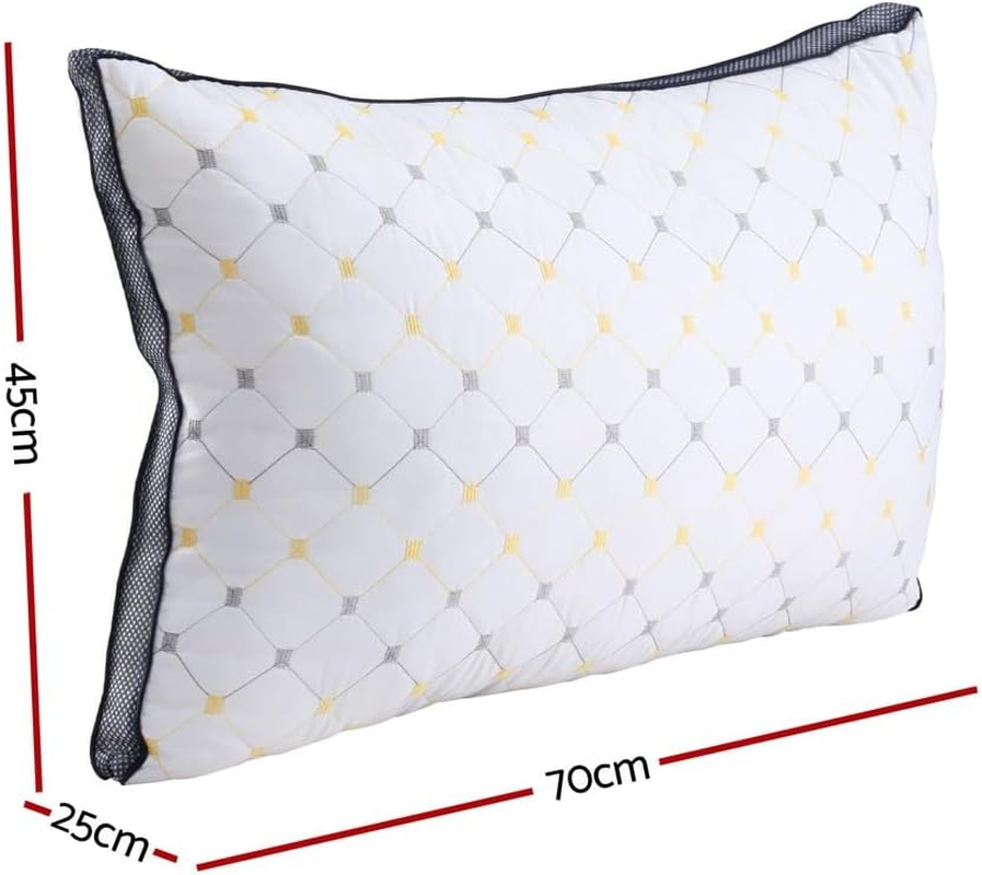 Giselle Bedding Pillows Hotel Family Pillow Soft Bed Pillows Microfibre Filling