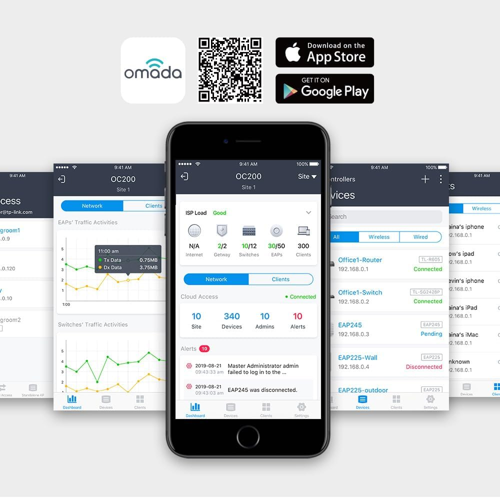Omada AX5400 Mesh Wi-Fi 6 Extender, 1 X G Port, Dual-Band, 4 X High-Gain Antennas, AP Mode, Centralised Cloud Management, Seamless Roaming, Quick Adoption, by Tp-Link, 5-Year Warranty(Eap673-Extender) image number 3
