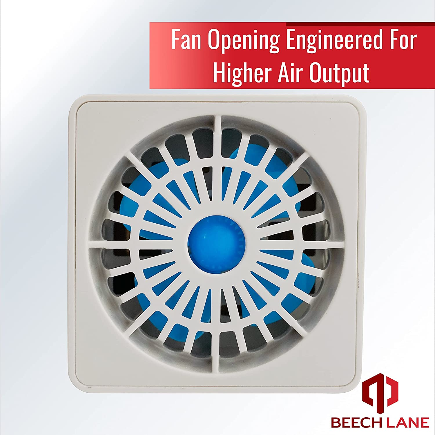 Beech Lane RV Fridge Fan, Patented, High Power 3,000 RPM Motor, Easy on and off Switch, Multiple Side Vents Increase Airflow, Durable Construction, Efficiently Cools Refrigerator (Natural) image number 4