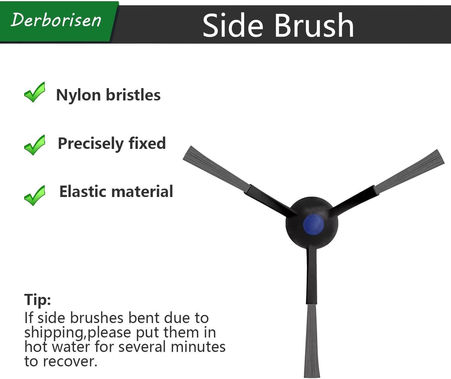 14 Pcs Replacement Parts for ECOVACS DEEBOT N20 N20 Plus,N20 PRO plus Vacuum Cleaner Accessories Kit, 1 Roller Brushes 4 Side Brushes 2 Filter 4 Mop Pads 1 Cleaning Brush image number 4