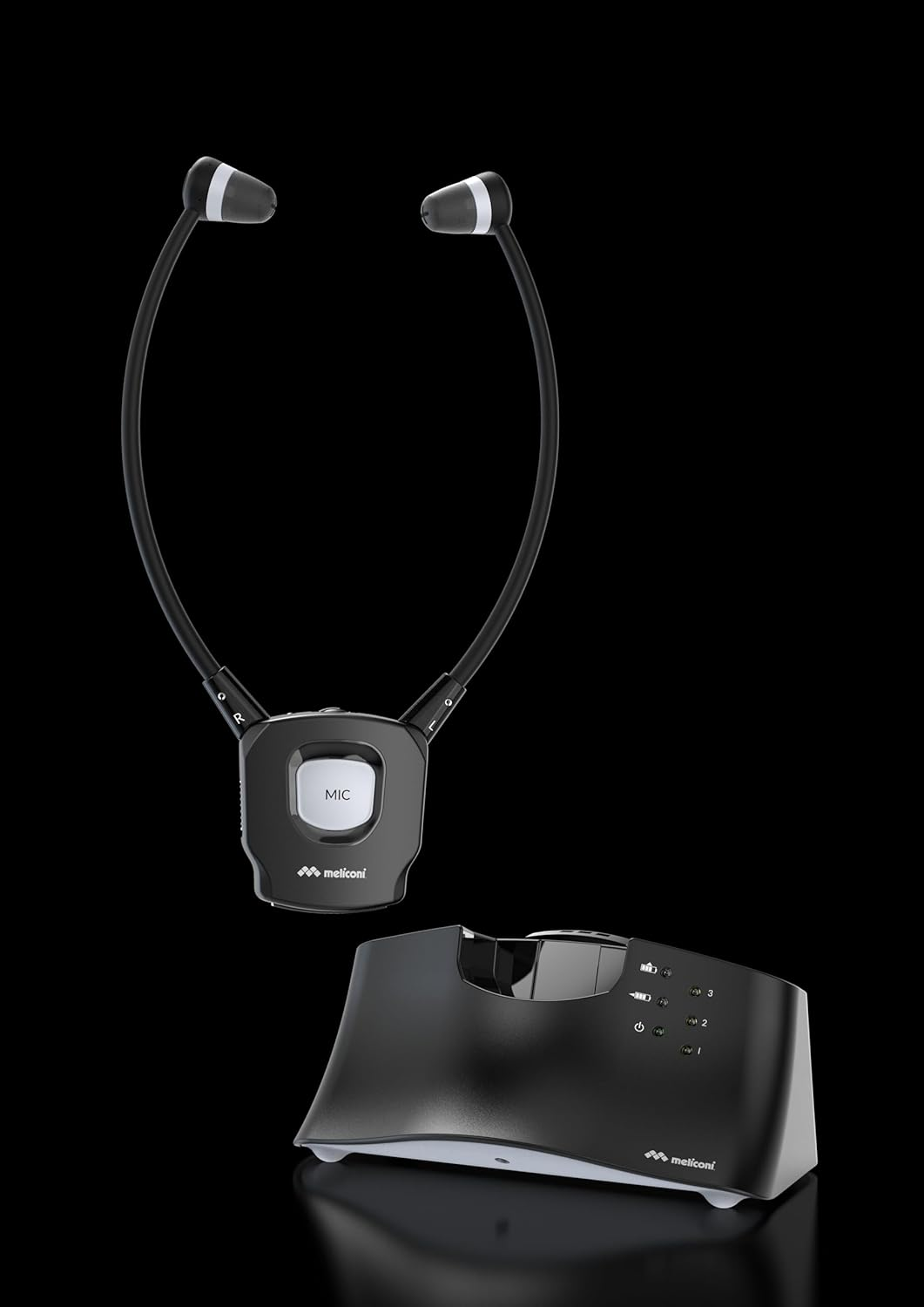 Meliconi Cuffia TV HP STETO Digital - Black image number 4