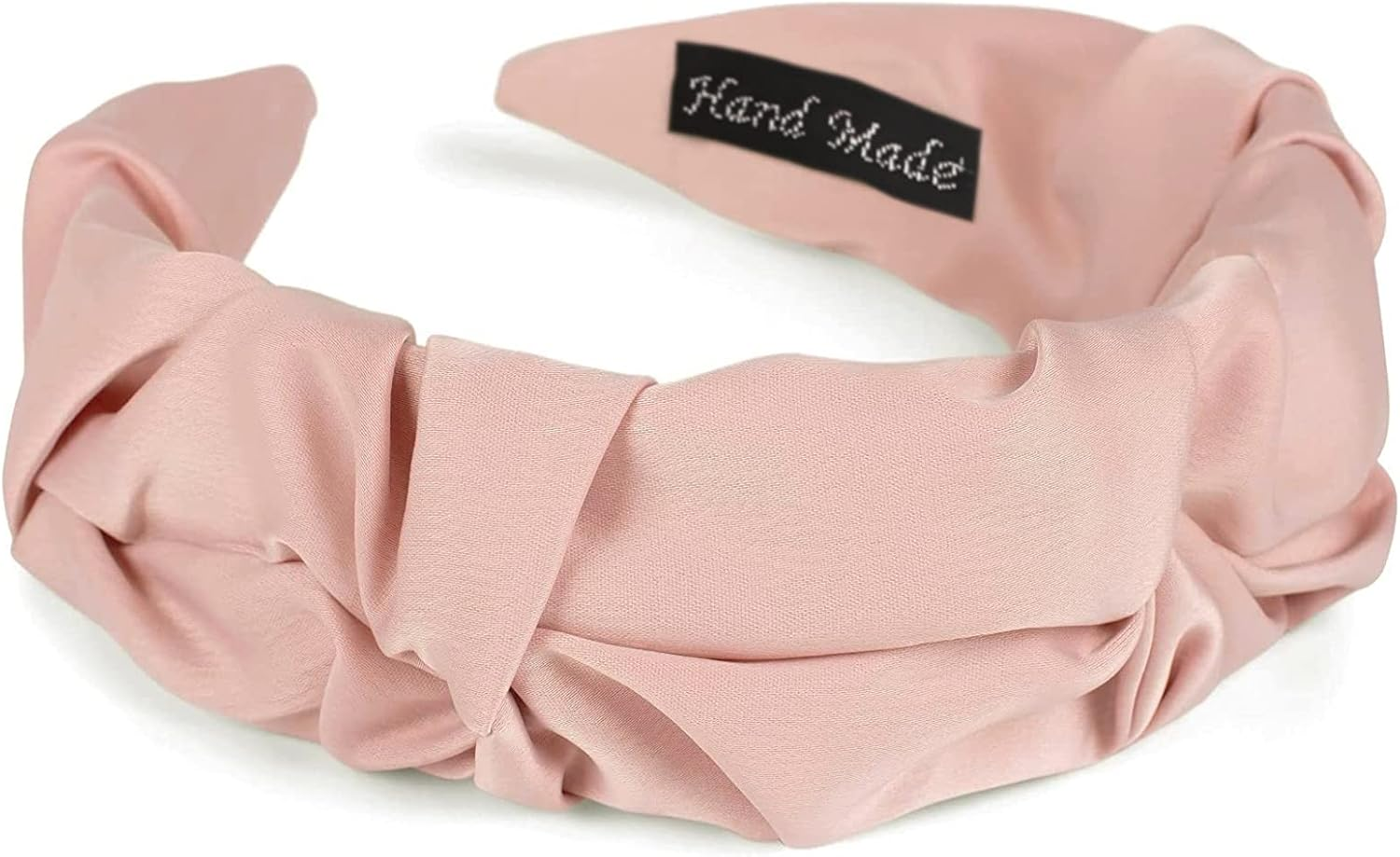 Women'S Headband with Shimmering Braided Surface in Ruffle Look Headband Wide Headband Girls Soft Hair Gentle Comfortable Black