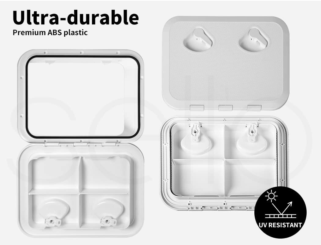 Manan Access Hatch Service Door Lockable Lid Caravan Storage Rv Boat 440X315Mm image number 5