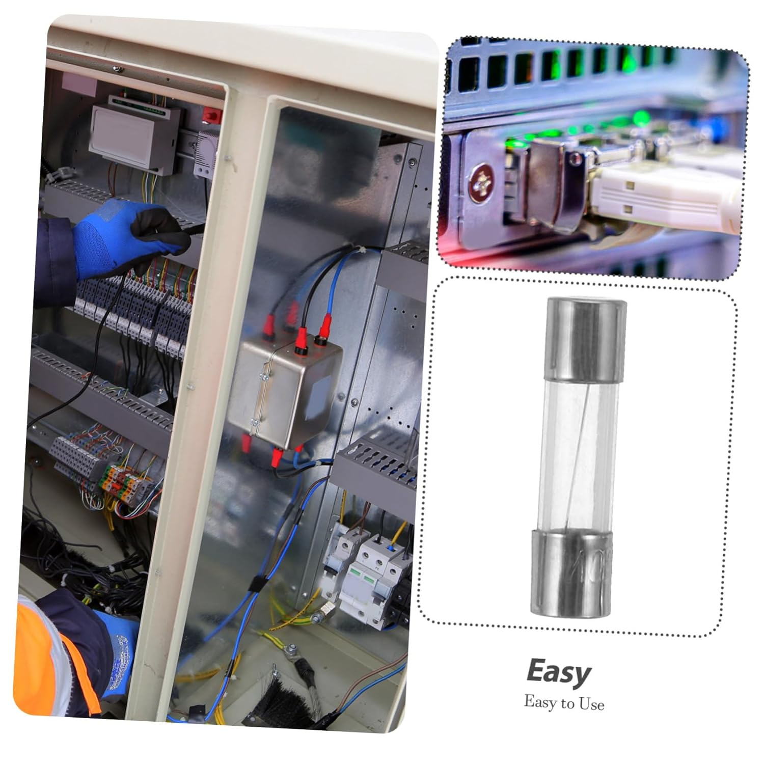 FELTECHELECTR 5X20Mm Glass Tube 250V 5A Pack Essential for Outdoor Christmas Lights image number 5