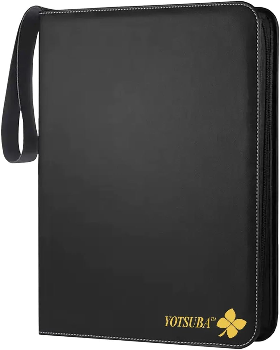 900 Cards Pocket Trading Card Binder Zip Trading Card Album Folder Case image number 3