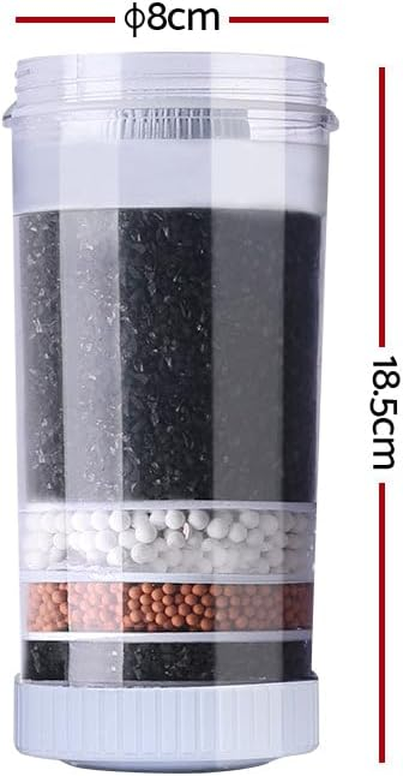 Devanti Water Cooler Filter Purifier 2 Pack Ceramic Carbon Mineral Cartridge image number 4