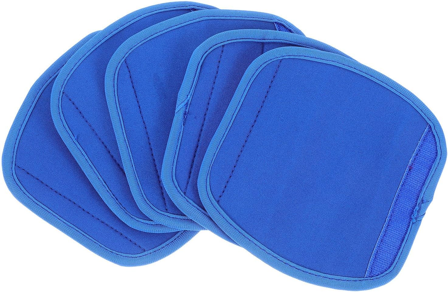 Hoement 5Pcs Luggage Handle Wrap Covers for Suitcases and Bags Wear-Resistant Protective Grips Comfortable Skin-Friendly Material Lightweight Travel Accessories for Easy Carrying image number 2