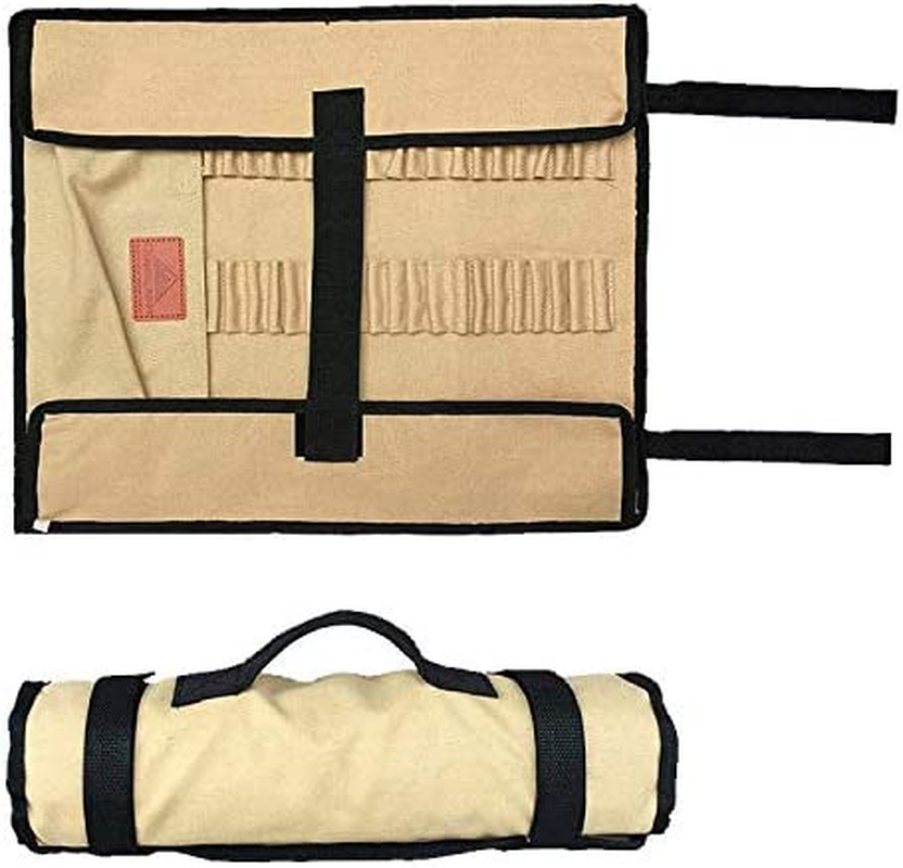 CAMPINGMOON Cotton Canvas Tent Stakes Case Storage Bag Max 13.78&rsquo;&rsquo;/35Cm in Length Beige Color B135 image number 5