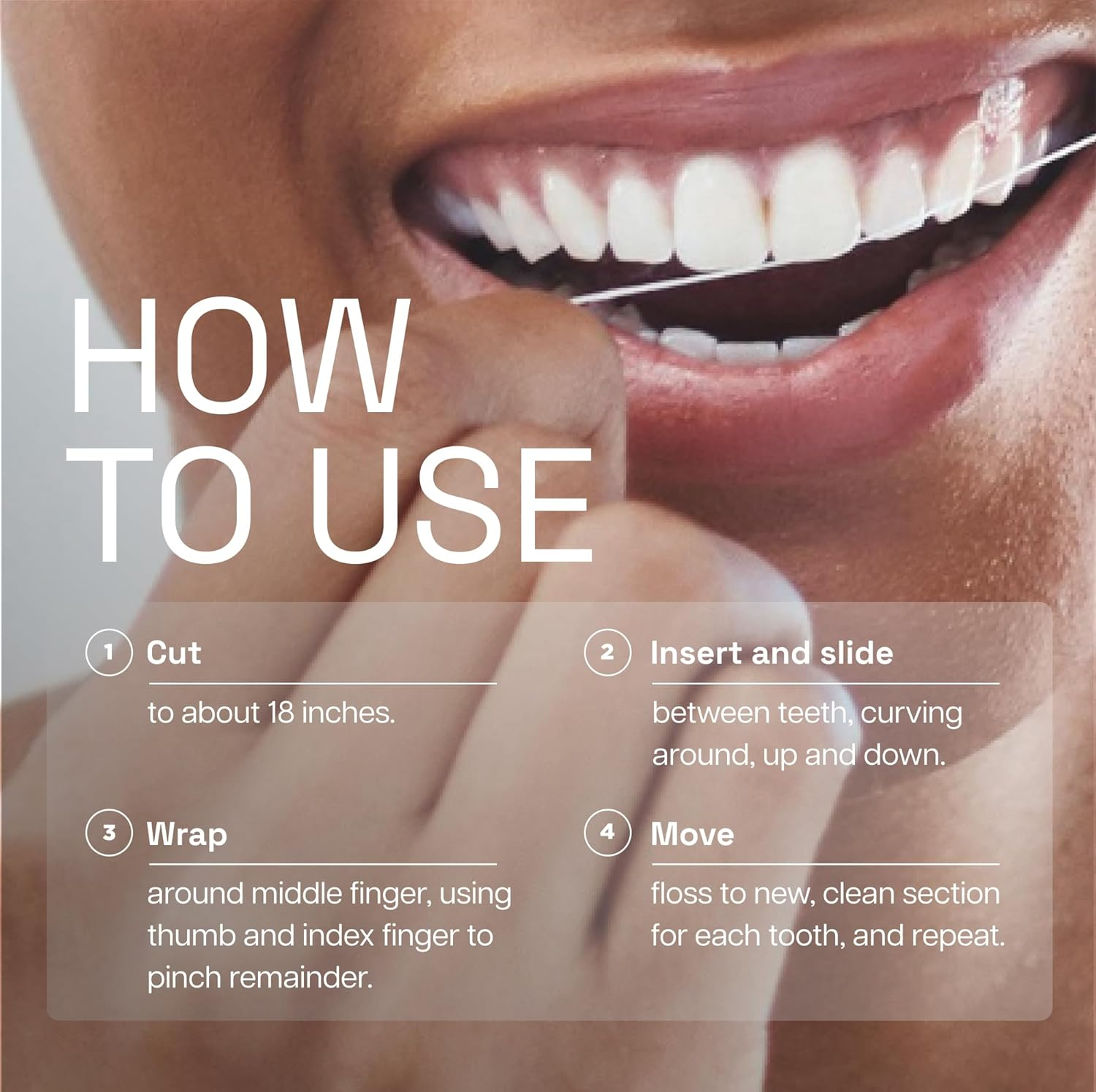 Reach Dentotape Waxed Dental Floss | Effective Plaque Removal, Extra Wide Cleaning Surface | Shred Resistance & Tension, Slides Smoothly & Easily | Mint Flavored, 200 Yards, 1 Pack image number 5