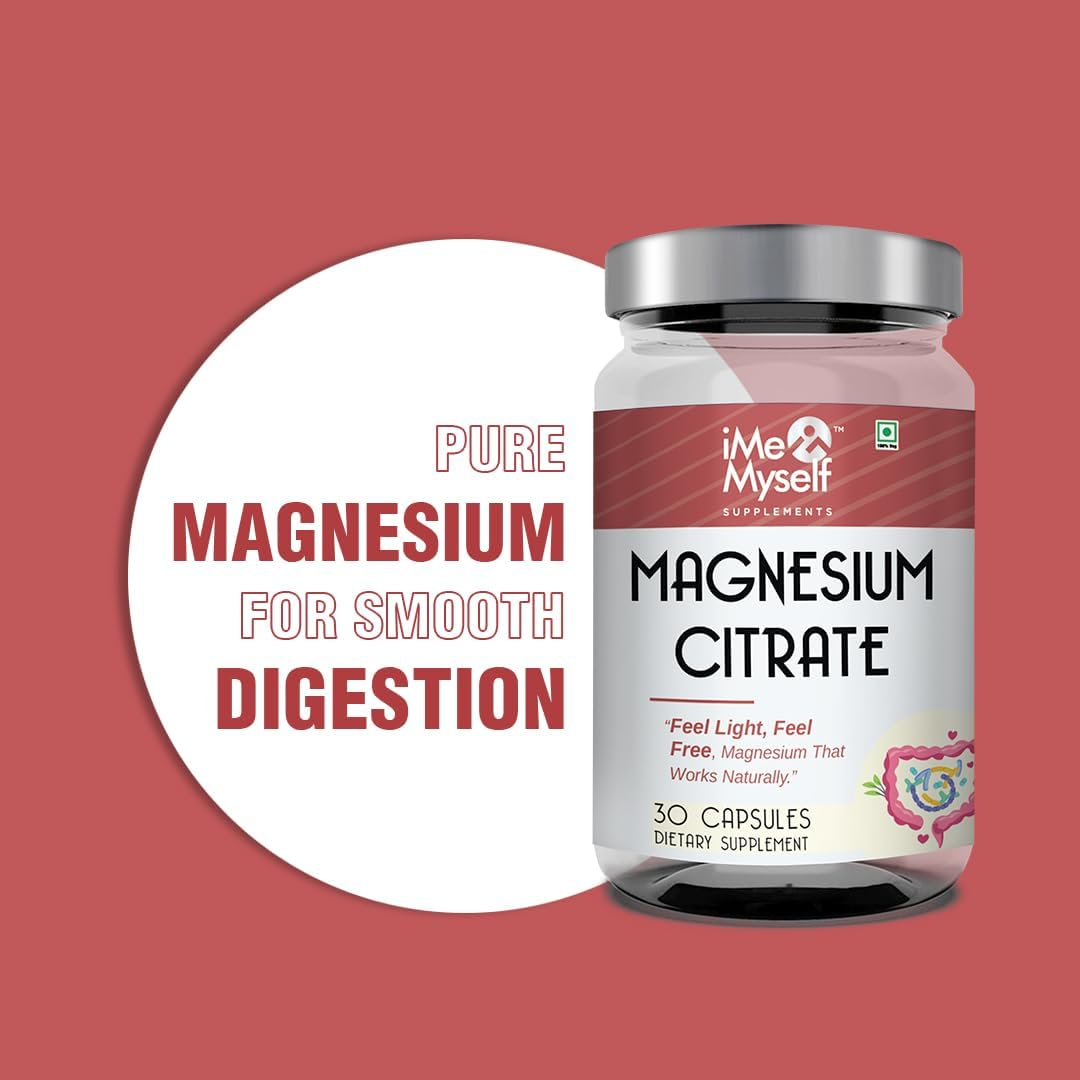 Imemyself Magnesium Citrate Capsules - 30 Count | Dietary Supplement for Daily Wellness image number 2