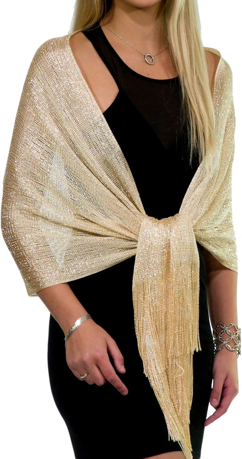 Shineglitz Shawls and Wraps for Evening Dresses, Womens Shawls and Wraps, Dressy Shawls and Wraps for Evening Wear