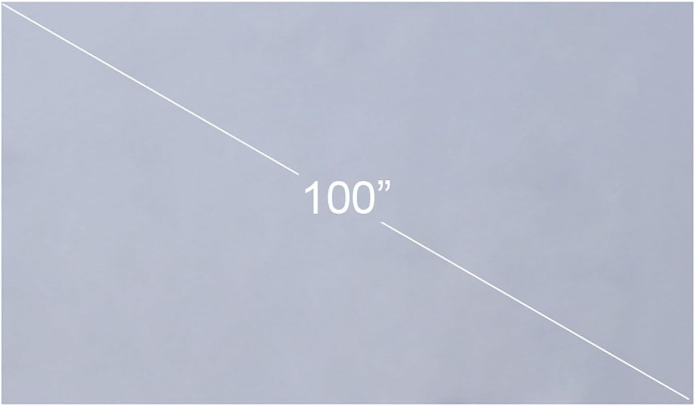 Xinyee 100-Inch Portable Projector Screen HD 16:9 Frameless Video Projection Screen Foldable Wall Mounted for Home Theater Office Movies image number 1