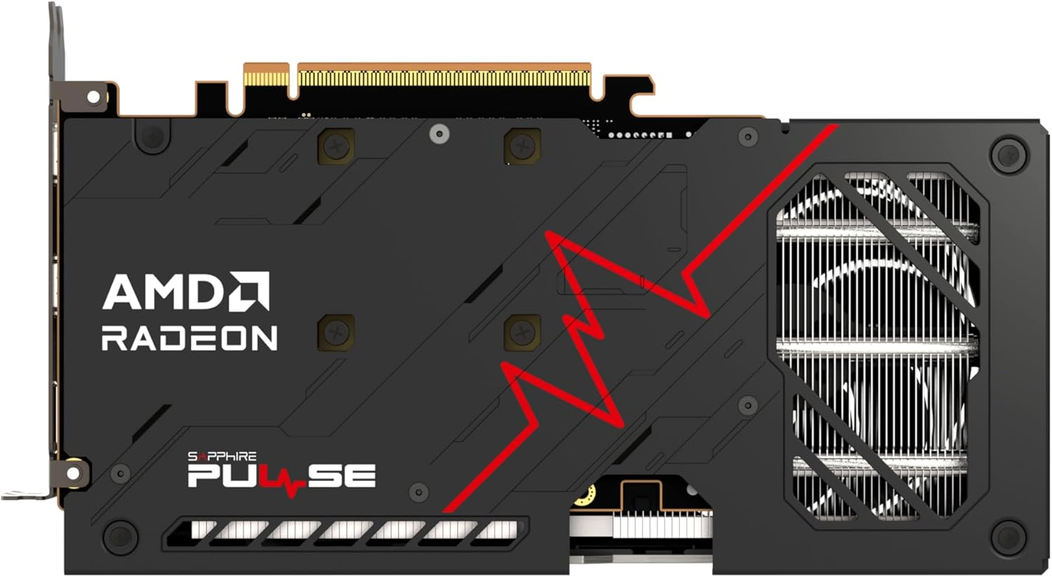 Sapphire 11350-03-20G Pulse AMD Radeon&trade; RX 9060 XT Gaming OC Graphics Card with 16GB GDDR6, AMD RDNA 4 image number 6