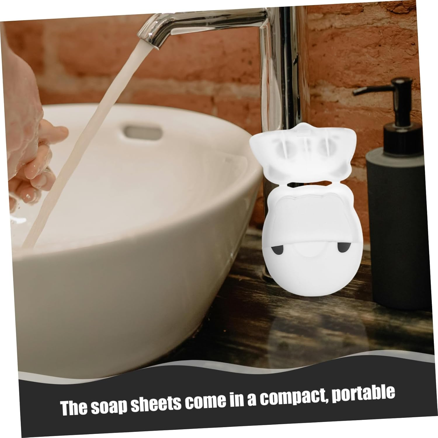 VANZACK Travel Wash Portable Hand Soap Sheets Disposable Paper Soap for Students Travelers Outdoor Enthusiasts image number 6