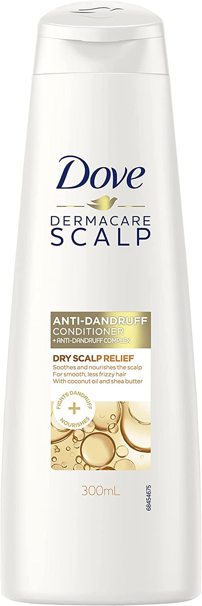 Dove anti Dandruff Conditioner Dry Scalp Relief 300 ML, White image number 4