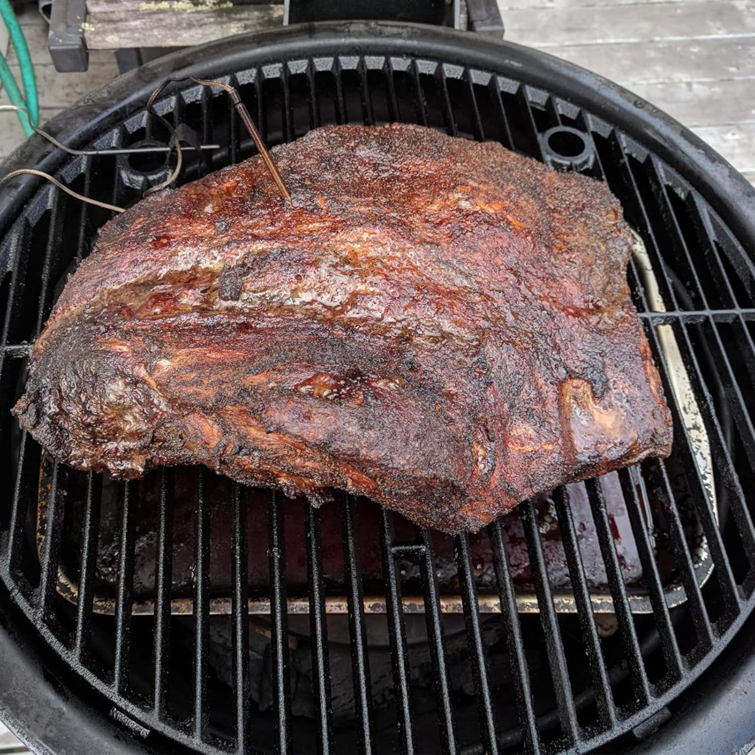 19.5" round Cast Iron Grill Grate Kit for Char Griller Akorn Kamado Ceramic Grill 16220, Pit Boss K24, Louisiana Grills K24, Parts for Char-Griller Replacement Grates, Chargriller Grates Replacement image number 1