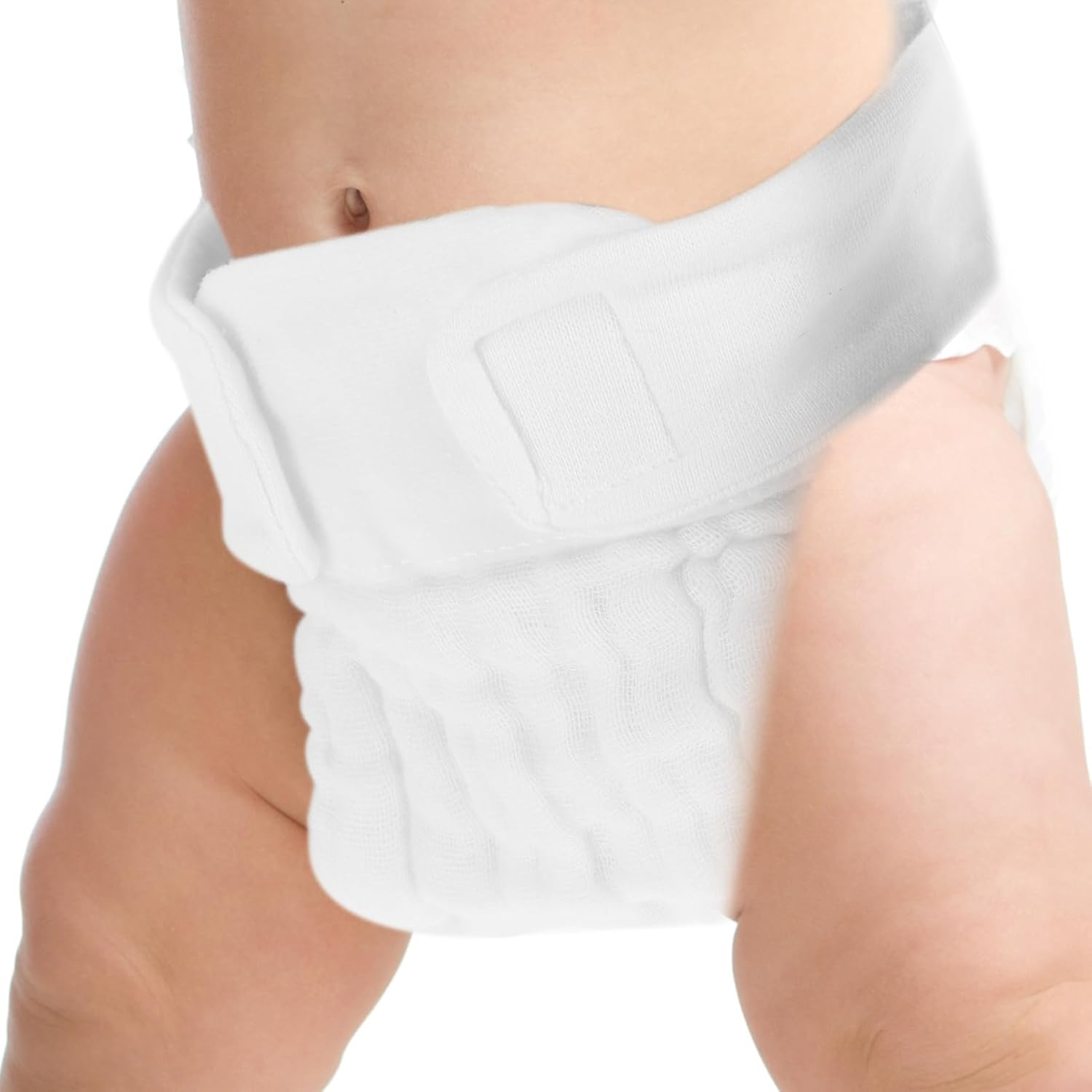 3Pcs Newborn Cotton Diapers Organic Diaper Pants Washable Cloth for Boys Girls Nappy image number 6