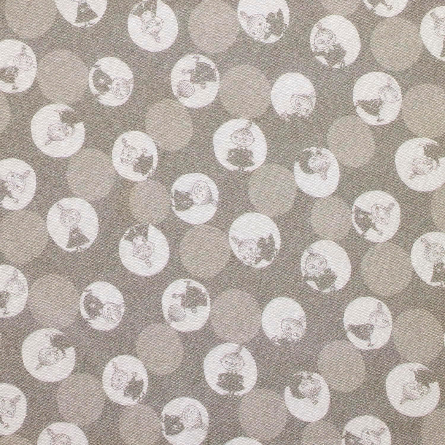 Quarter Report (Moomin) Moomin Basic Pouch Polka Dot Little My Taupe Approx. W 5.9 X H 4.1 X D 1.8 Inches (15 X 10.5 X 4.5 Cm) Cosmetics Cosmetic Pouch Women'S (Zippered) [Made in Japan] image number 2