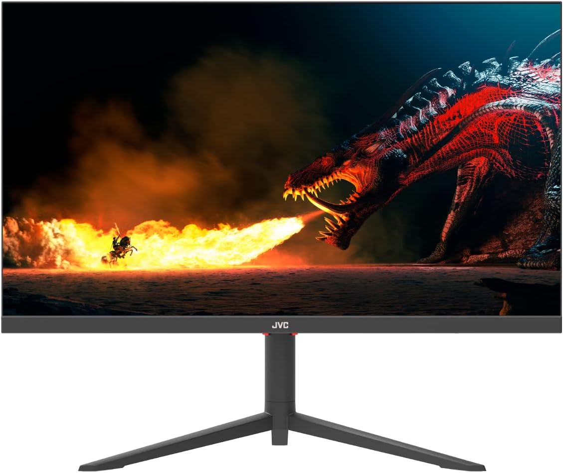 JVC 27 Inch Monitor,Qhd (Quad High Definition) Display, 4-Way Adjustable Monitor Stand, Ambient Lighting, Displayport & HDMI Inputs, Fast 1Ms Response & 165Hz Refresh Rate Gaming Monitor (LT-GN27425A) image number 5