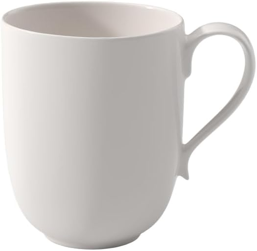 Villeroy & Boch New Cottage Basic Latte Macchiato Cup, 480 Ml, Height: 11 Cm, Premium Porcelain, White, 1 Count (Pack of 1)