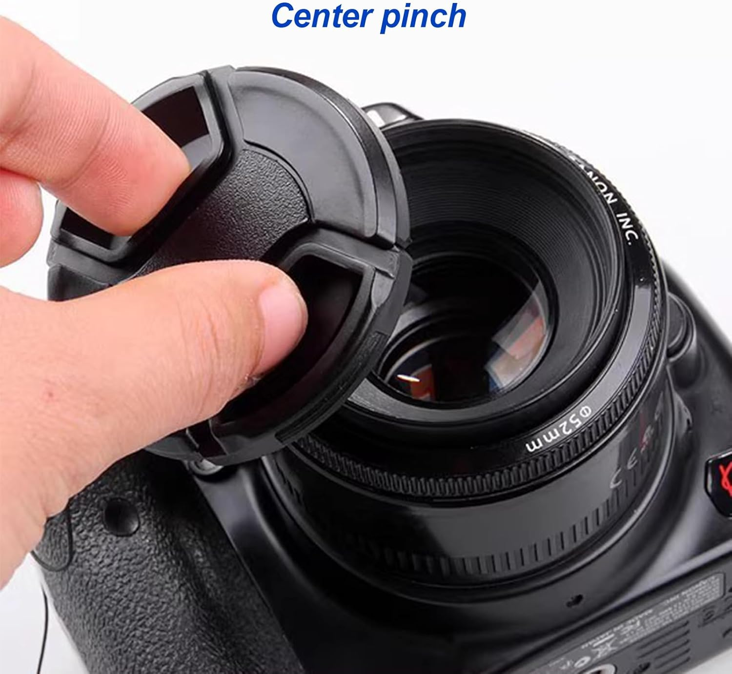 Wisoqu Front Lens Cap Cover, Center Pinch Lens Cover with Anti-Loss Keeper Leash, for Camera Accessories (77Mm) image number 3