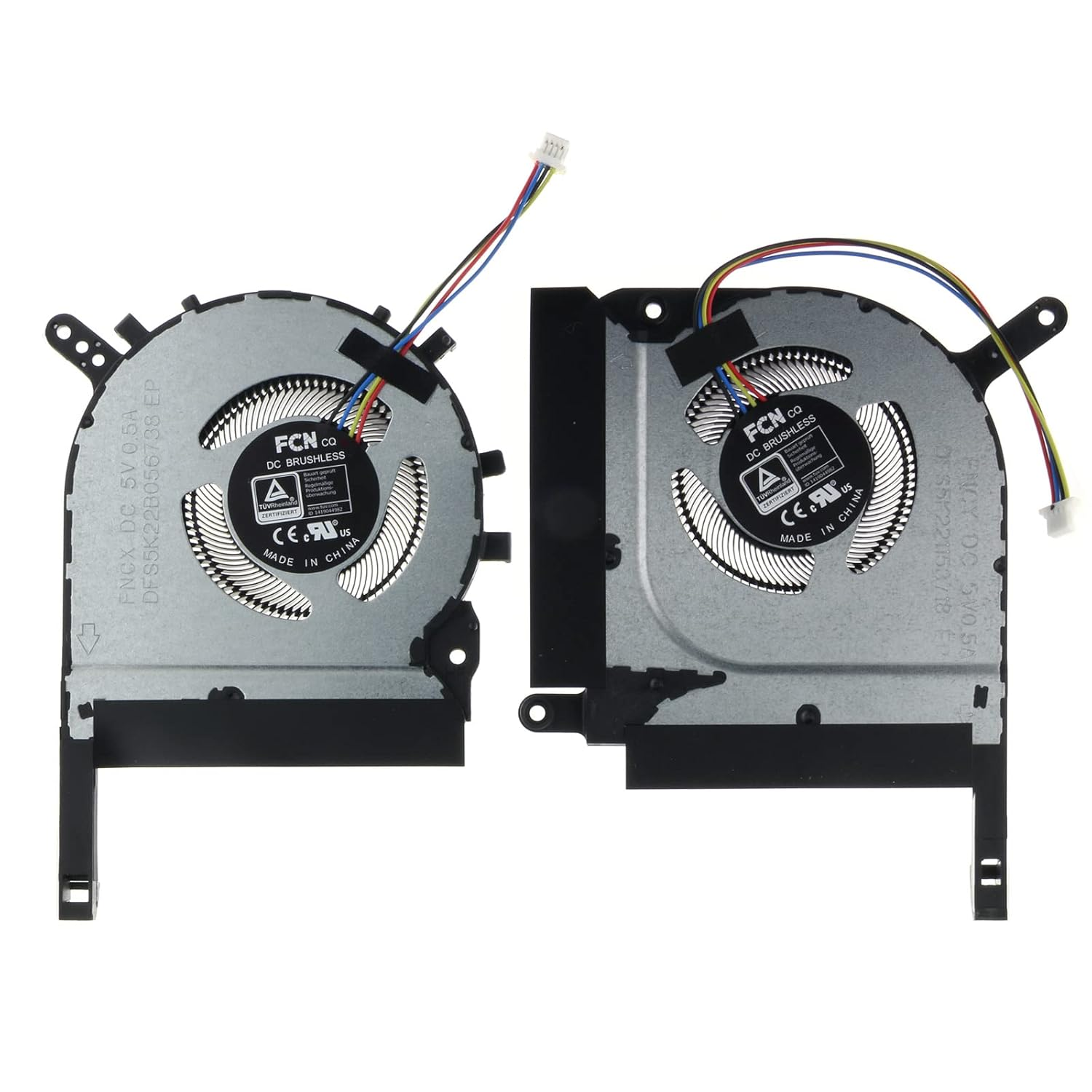 CPU GPU Cooling Fan for ASUS TUF A15 A17 FA706Q FA506Q FA506QR 5V 0.5A FNCX 13NR0600T05011 DFS5K22B056738 FNCY 13NR07A0M01011 DFS5K221153718 image number 4
