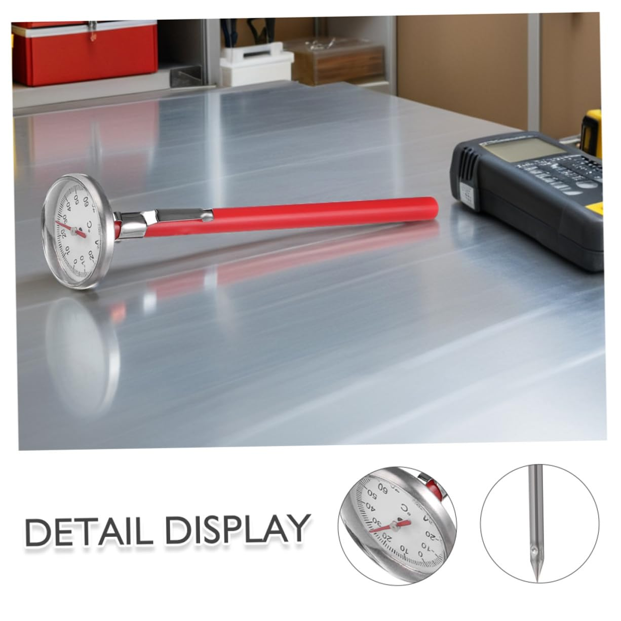 Alasum 3Pcs Car Air Conditioner Mechanical Thermometer Portable Automotive Interior Temperature Gauge with Clear Scale Accurate and Consistent Readings Easy Installation for Vehicle Use image number 2