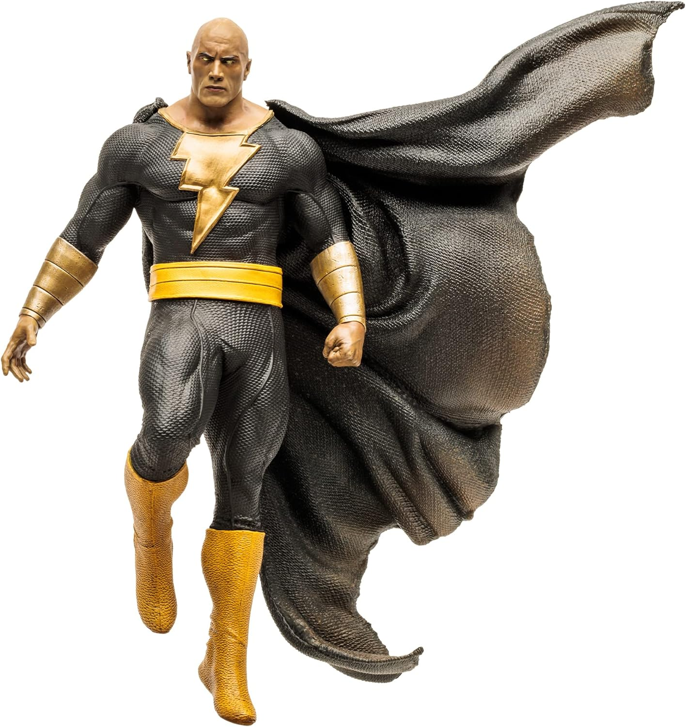 Mcfarlane Toys DC Direct Black Adam by Jim Lee PVC Statue, 12 Inch, Multicolored image number 3