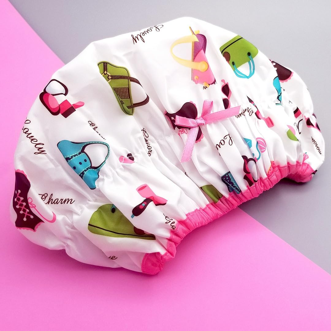 Betty Dain Fashionista Collection Mold Resistant Lined Shower Cap, Diva image number 6