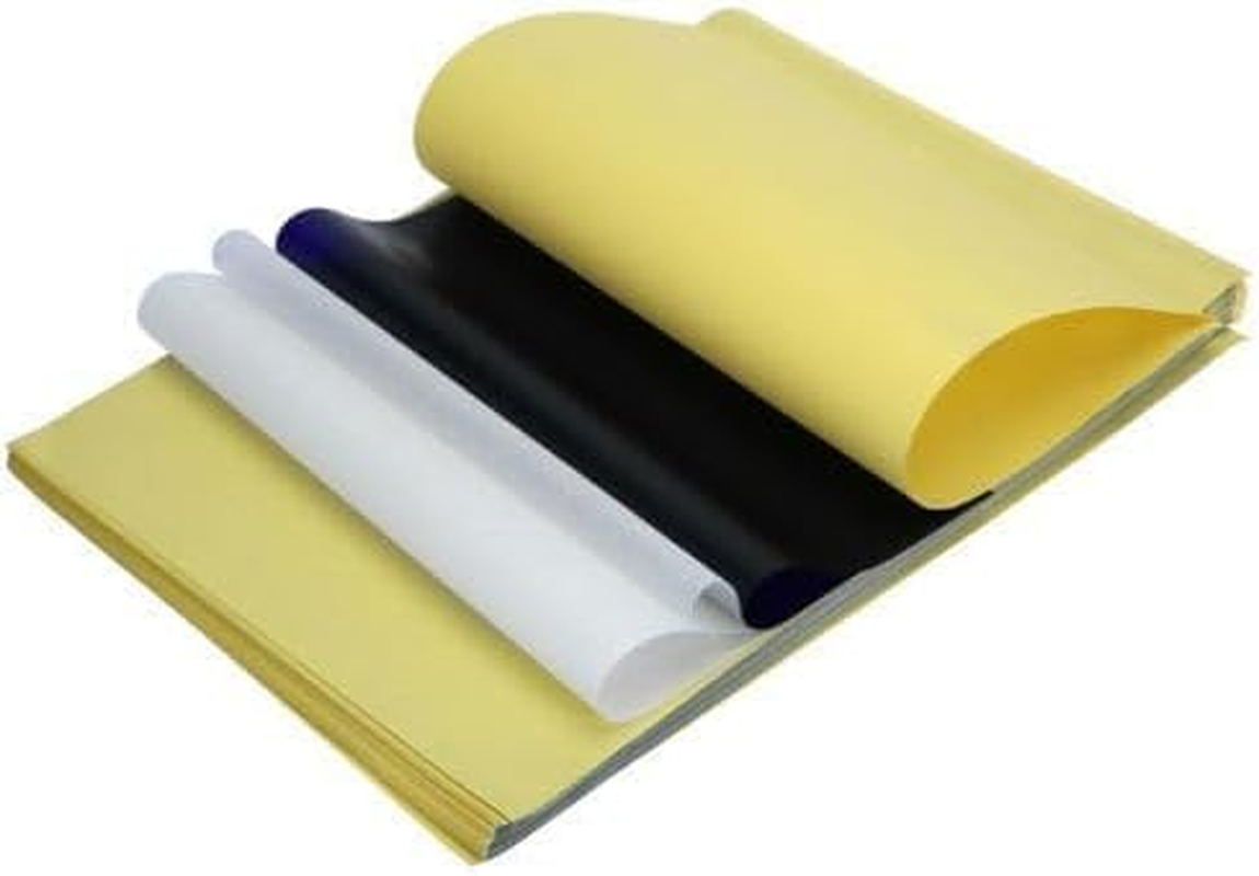 Tattoo Transfer Paper and Gel Kit, 100PCS Tatt&omicron;&omicron; Thermal Stencil Paper, 4 Layers Premium DIY Tatt&omicron;&omicron; Tracing Paper Transfer Kit Supplies, Size A4 TTP-100 (100) image number 4