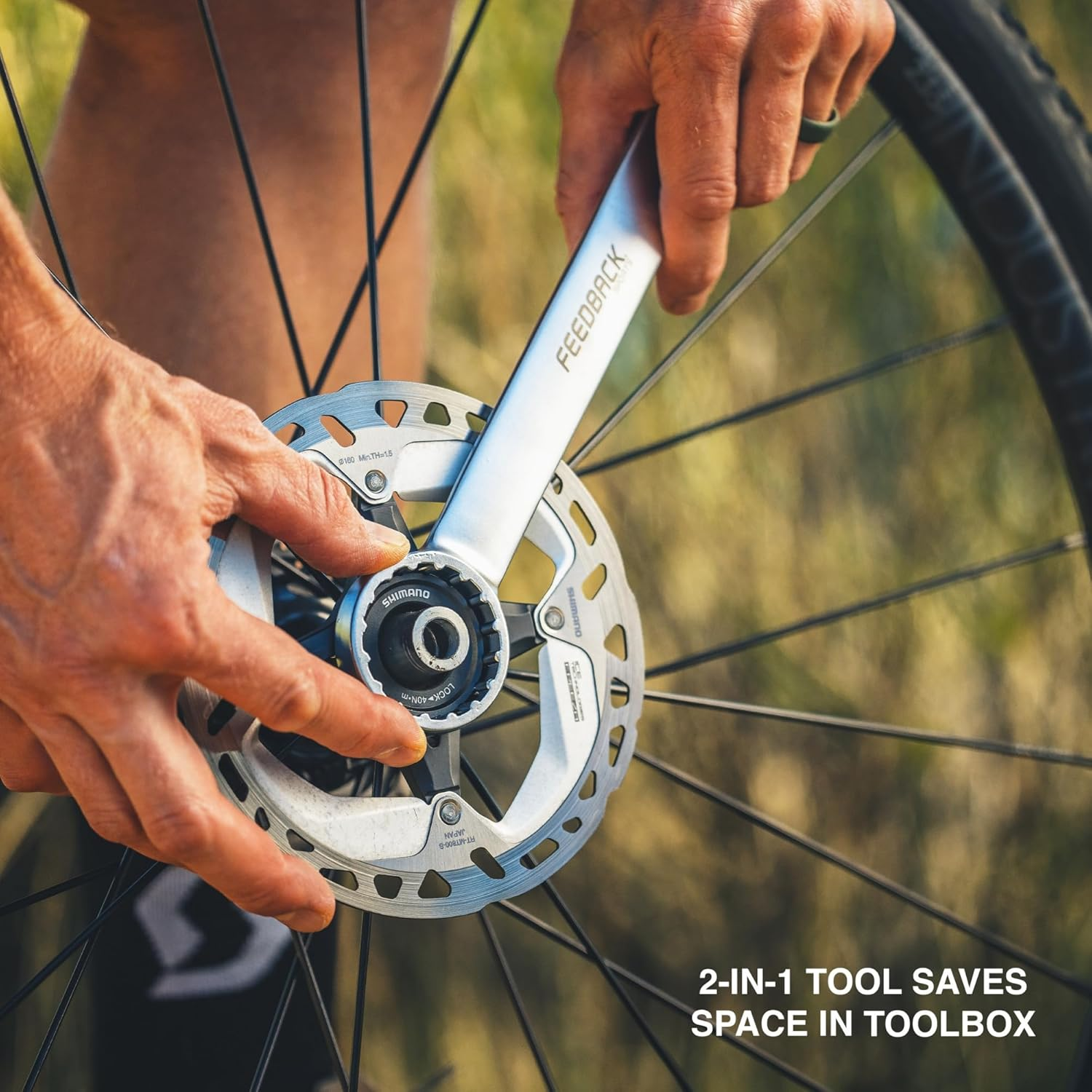 Feedback Sports Cassette and Rotor Lockring + Bottom Bracket Tool image number 3