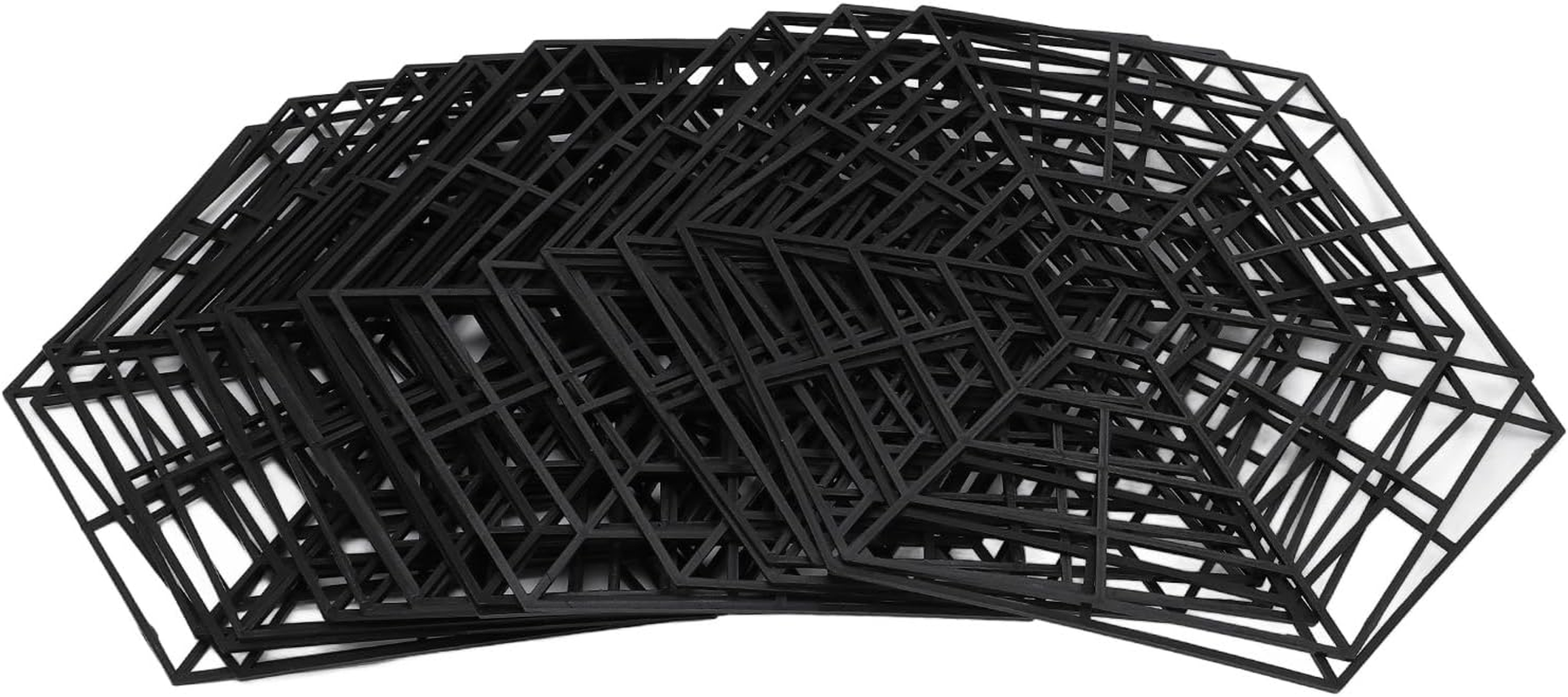 Zerodis 20 Set Pond Fish Protector Pond Netting Guard Net Lightweight Pond Net Cover Protector with Lock Clips Sturdy Floating Netting Pond Safety Barrier for Garden 20 Set Pond Fish image number 6