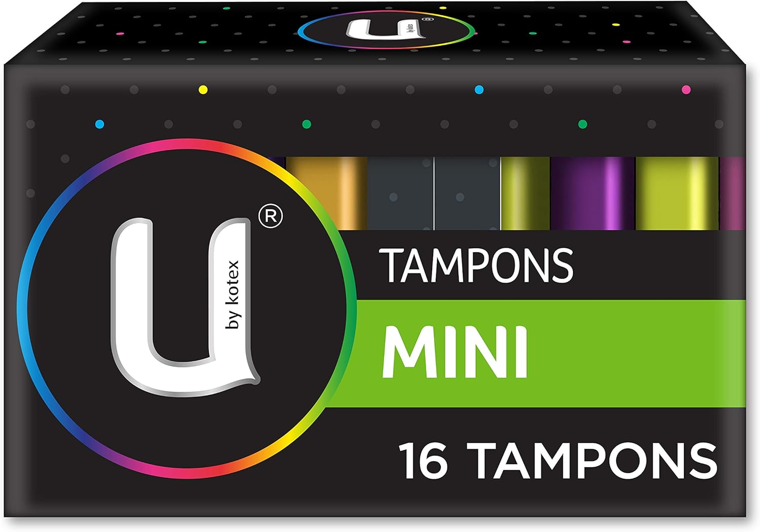 U by Kotex Tampons, Mini 16 Pack image number 4