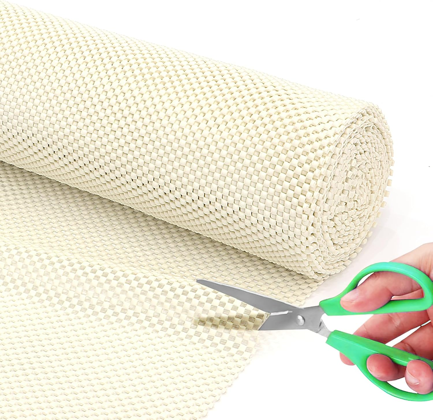 Cabinet Liner, Drawer Liner, Shelf Liners for Kitchen Cabinets,30Cm X 1.5M anti Slip and Durable, Suitable for Shelves, Cabinets, Storage Rooms, Kitchens, and Tables (White) image number 3