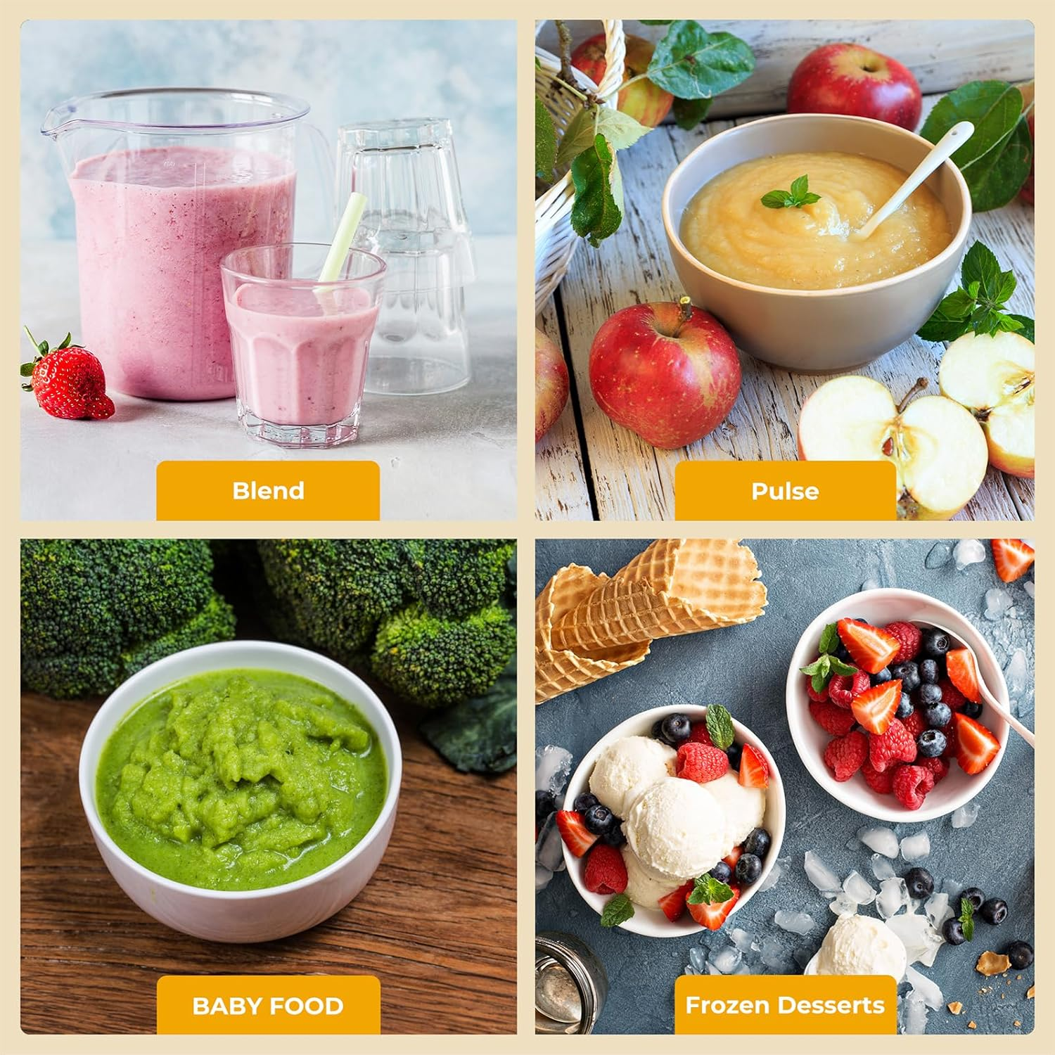 Spector 2L High Speed Commercial Blender, Mixer Food Processor, Juicer Smoothie with Timer, Ice Breaker, Ice Crush, 5 Modes, 10 Speeds, 1600W Power Motor, Blend, Chop, Grind & Pur&eacute;e, Black - Red image number 4