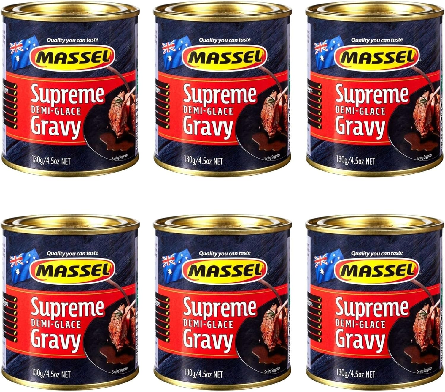 Massel Traditional Gravy Powder - Plant Based, Low FODMAP & Gluten-Free, 130G X 6 Pack image number 2