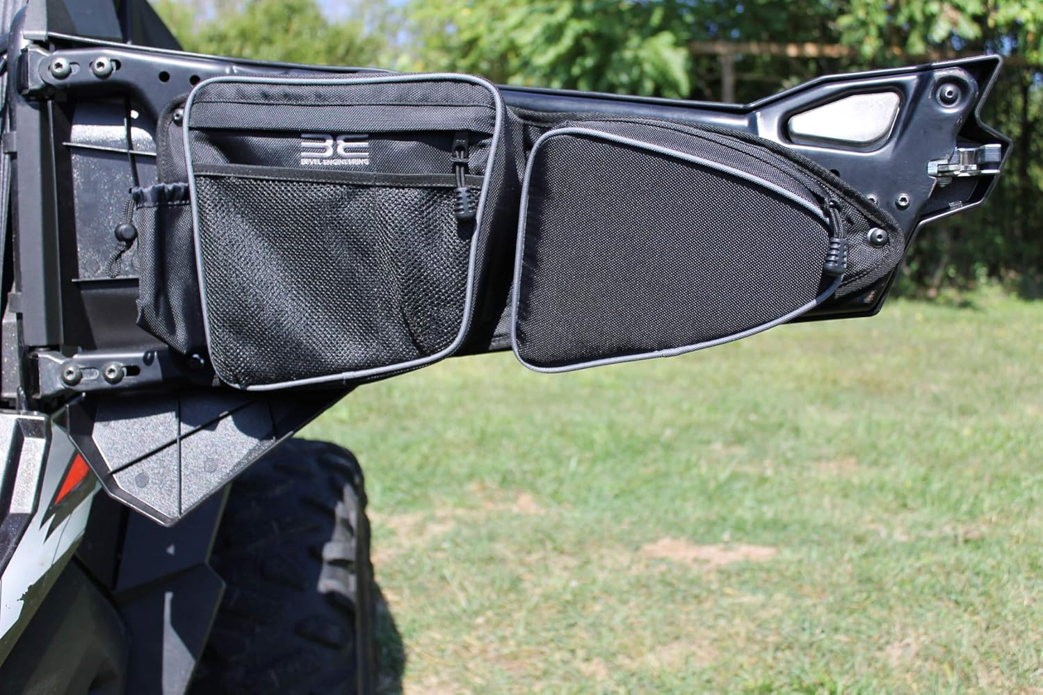 Side Door Bags, Premium Offroad Front Door Side Storage Bag Set W/Knee Pad, Fits 2014-2020 Polaris RZR XP Turbo Turbo S 1000 S900