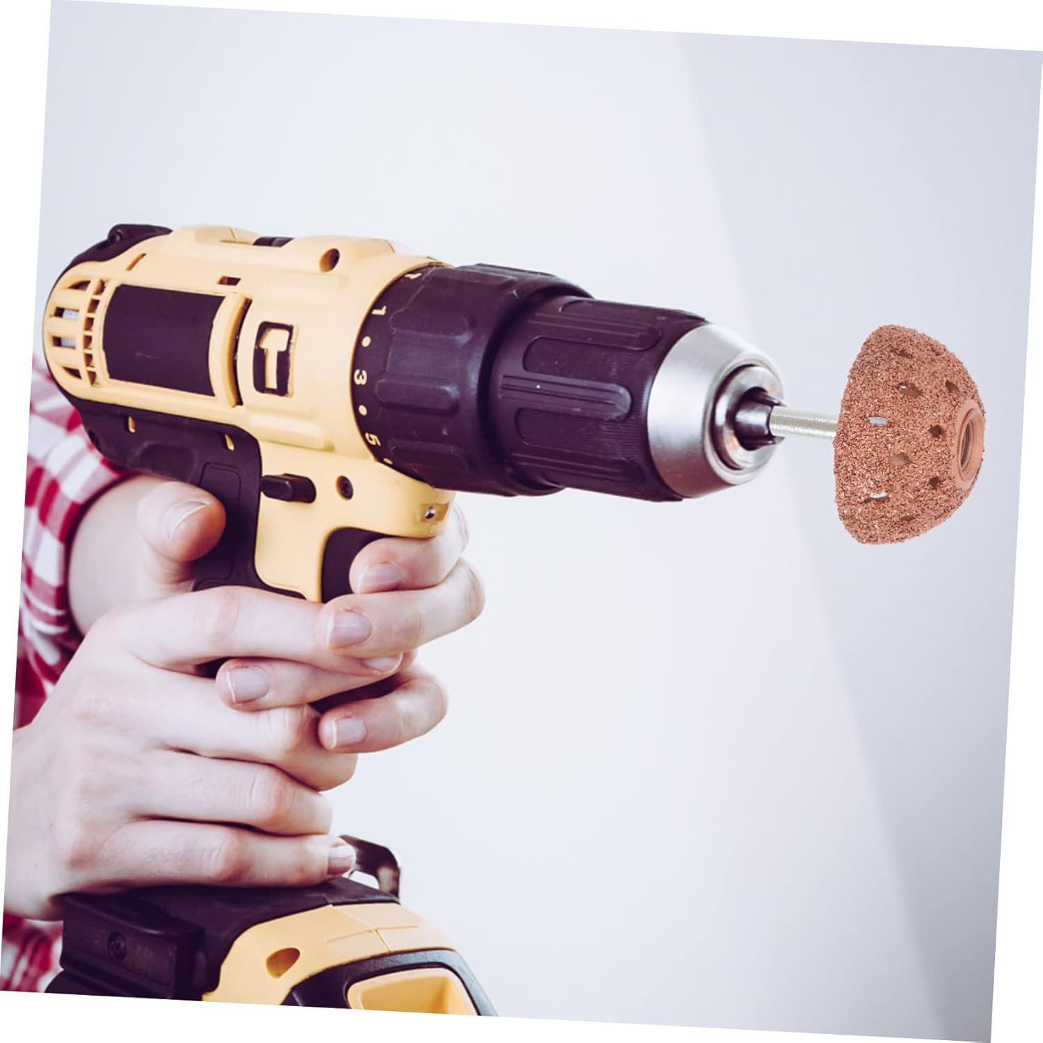 Sosoport Tungsten Steel Grinding Wheel for Car Tire Repair Tire Buffer Tool Hard Material and Grinding Head Rod image number 1