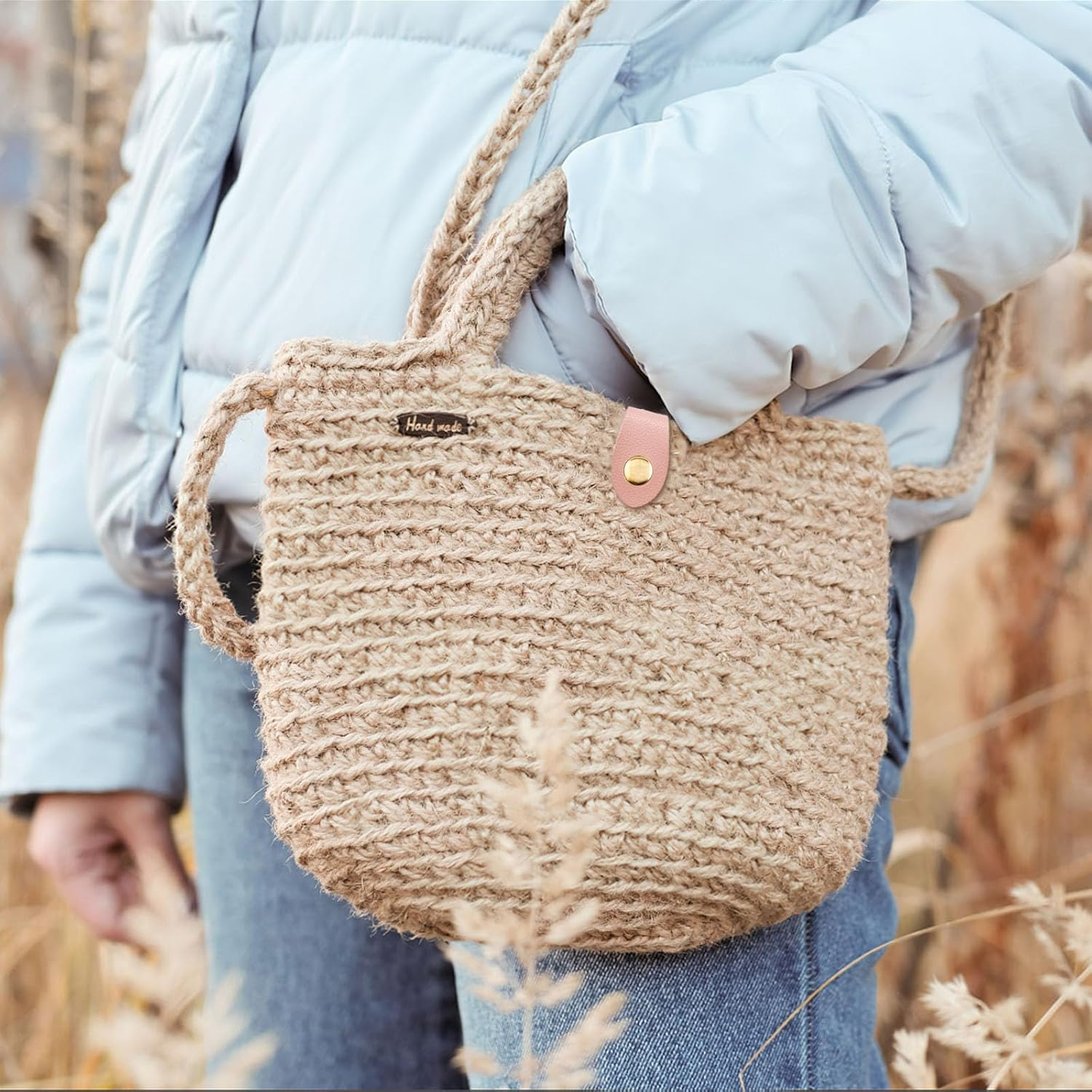 15 PCS Leather Snap Buckles Button Closures Sew on Leather Purse Hardware for Bag Making Snap Buttons for Leather Fasteners (Colorful) image number 4