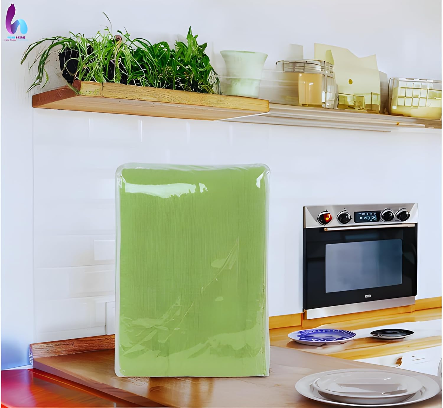 Hemi Home Flour Sack Kitchen Towels (Sega Green, 12 Pack), 100% Cotton 28 X 28 Inches Cloth Napkins, Multi Purpose Dish Cloth | Tea Towels | Kitchen Towels&hellip; image number 2