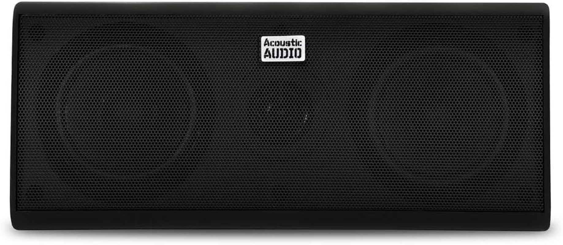 Acoustic Audio by Goldwood Acoustic Audio AA35CB Indoor Center 3 Way Speaker 400 Watts Black Bookshelf, 3-Inch image number 1