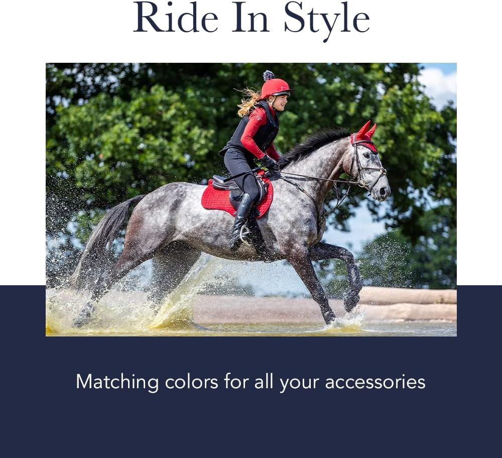 Lemieux General Purpose Suede Square Saddle Pad - English Saddle Pads for Horses - Equestrian Riding Equipment and Accessories image number 3