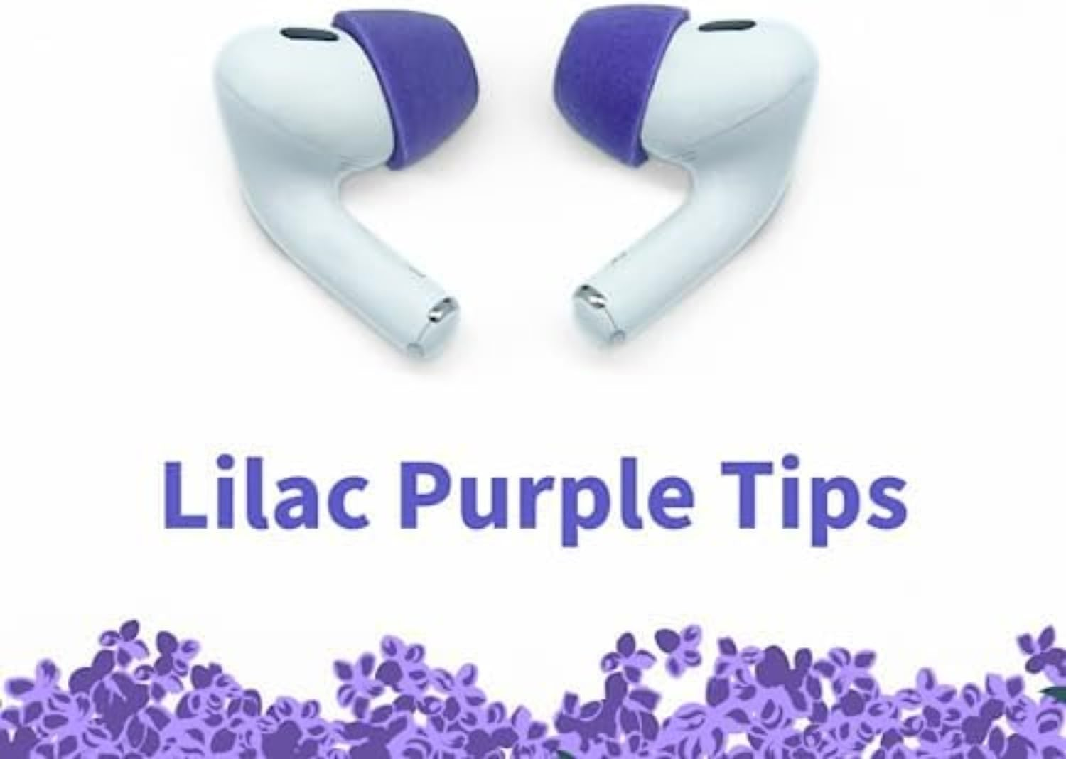 Comply Foam Ear Tips for Apple Airpods Pro Generation 1 & 2 Lilac Purple Ultimate Comfort | Unshakeable Fit | Medium, 3 Pairs image number 4