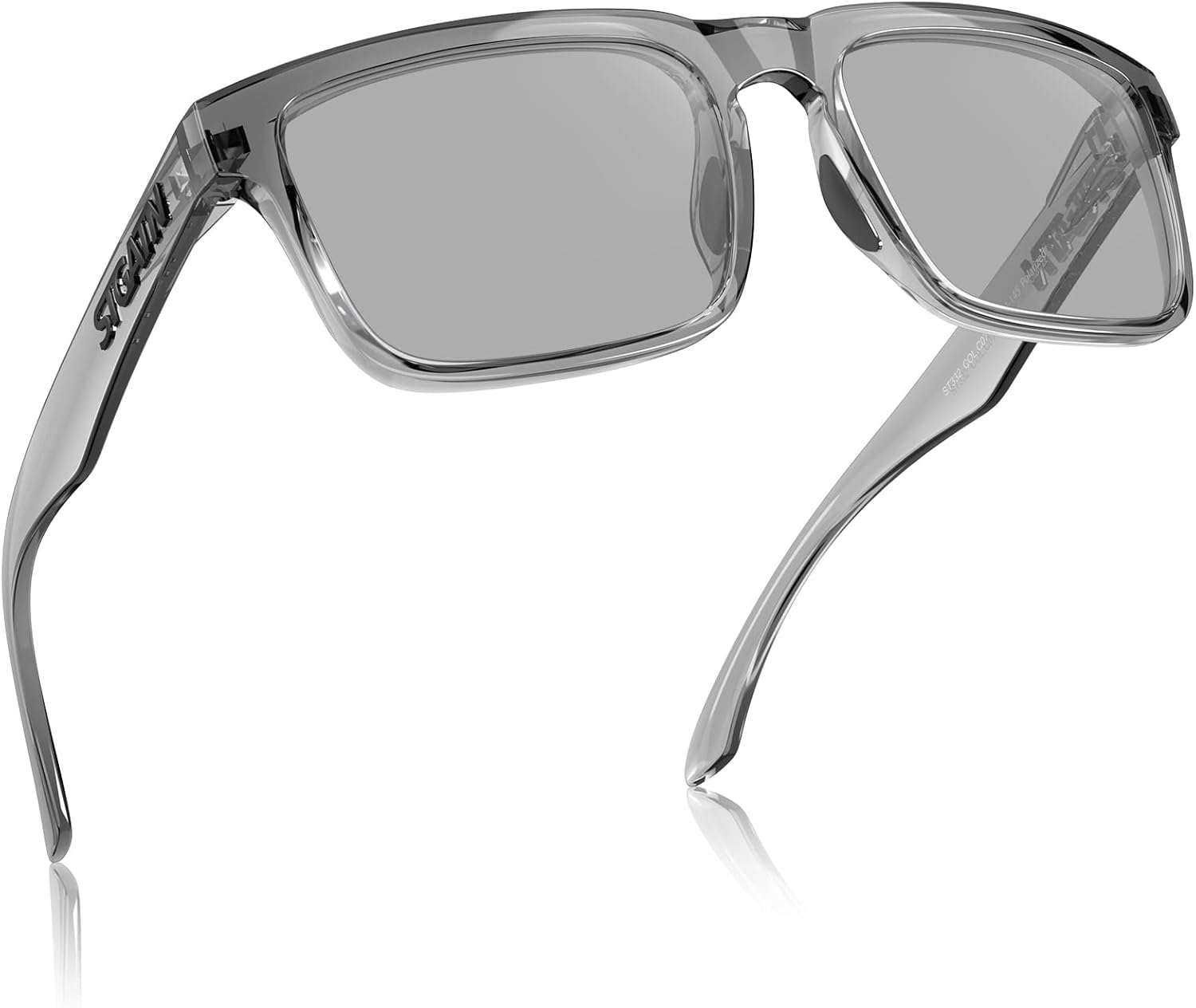 STGATN XL Big Head Sunglasses for Men - 155MM for Large Wide Heads Men'S TR90 Ultralight Polarized UV400 Protection Glasses