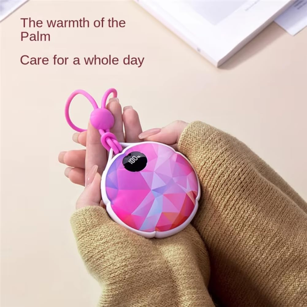 Hand Warmers Rechargeable 4000Mah, Portable Electric Hand Warmer with LED Display and Night Light, for Men, Women image number 3