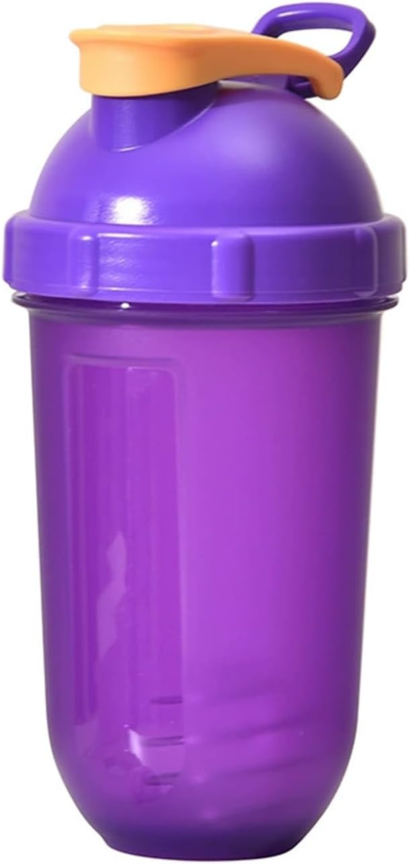 17Oz Protein Shaker Bottle Blender, Best Shaker Cup for Protein Mixes - Hidden Carrying Handle, Classic Loop Top & Wire Whisk Ball - Workout Sport Water Bottle for Indoor and Outdoor (Black)