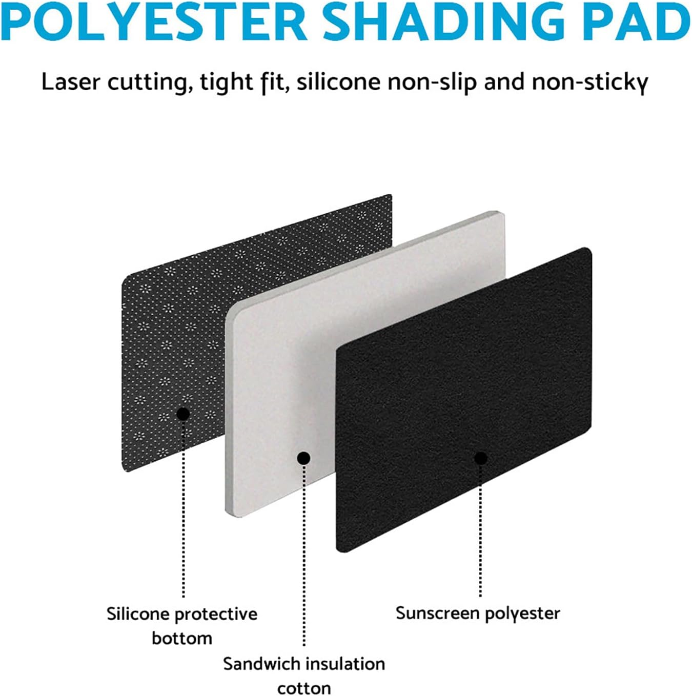 MAX COOL Dash Mat Dashboard Cover Non-Slip Carpet Suitable for Hyundai I-30 Hatch 2012-2017 image number 5