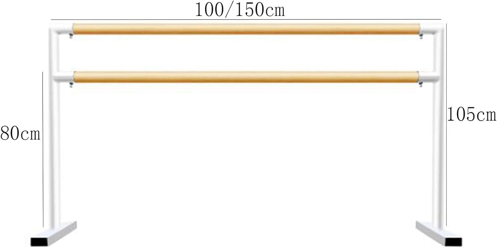 Studio Ballet Barre, Mobile Pilates, Fitness Barre Exercise Equipment, Freestanding Portable Ballet Bar Dance Training Stretching