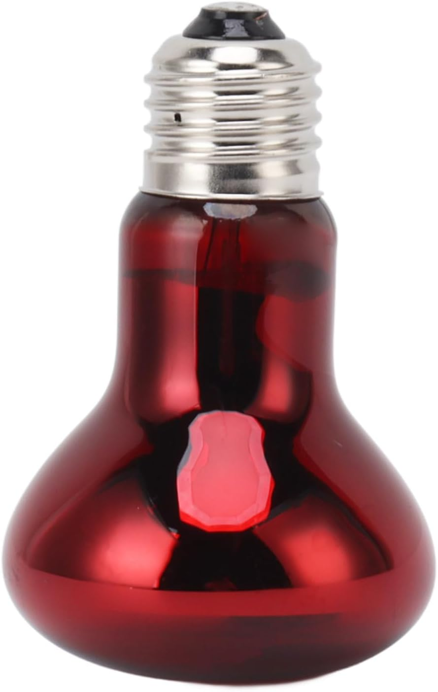 Reptile Heat Lamp Bulb UVA Heating Day Night Light Bearded Dragon Lizard Red (50W) - 100W image number 2